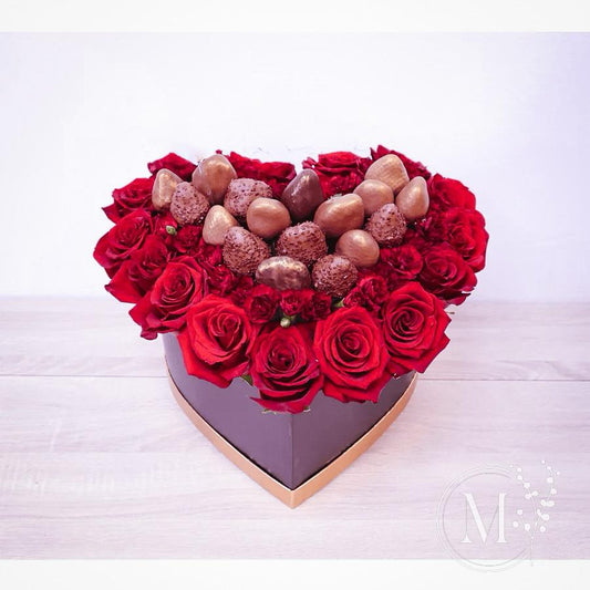 Heart loaded with color and flavor