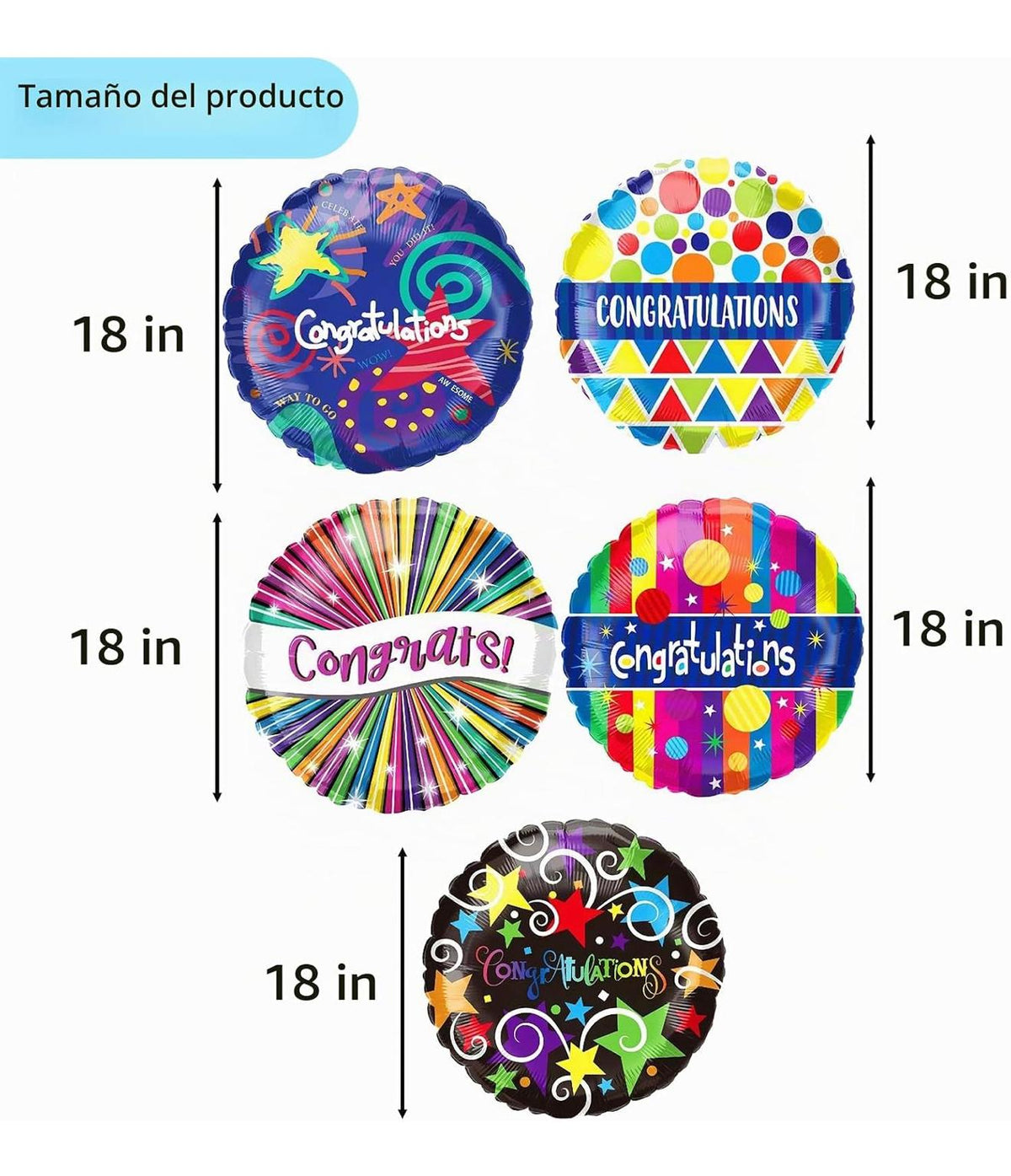 Festive Mylar Balloon