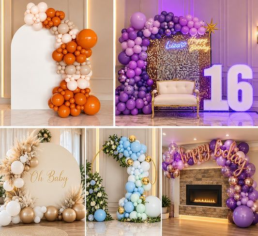 Ideas de Decoraciones con Globos - Marcela Floral Design