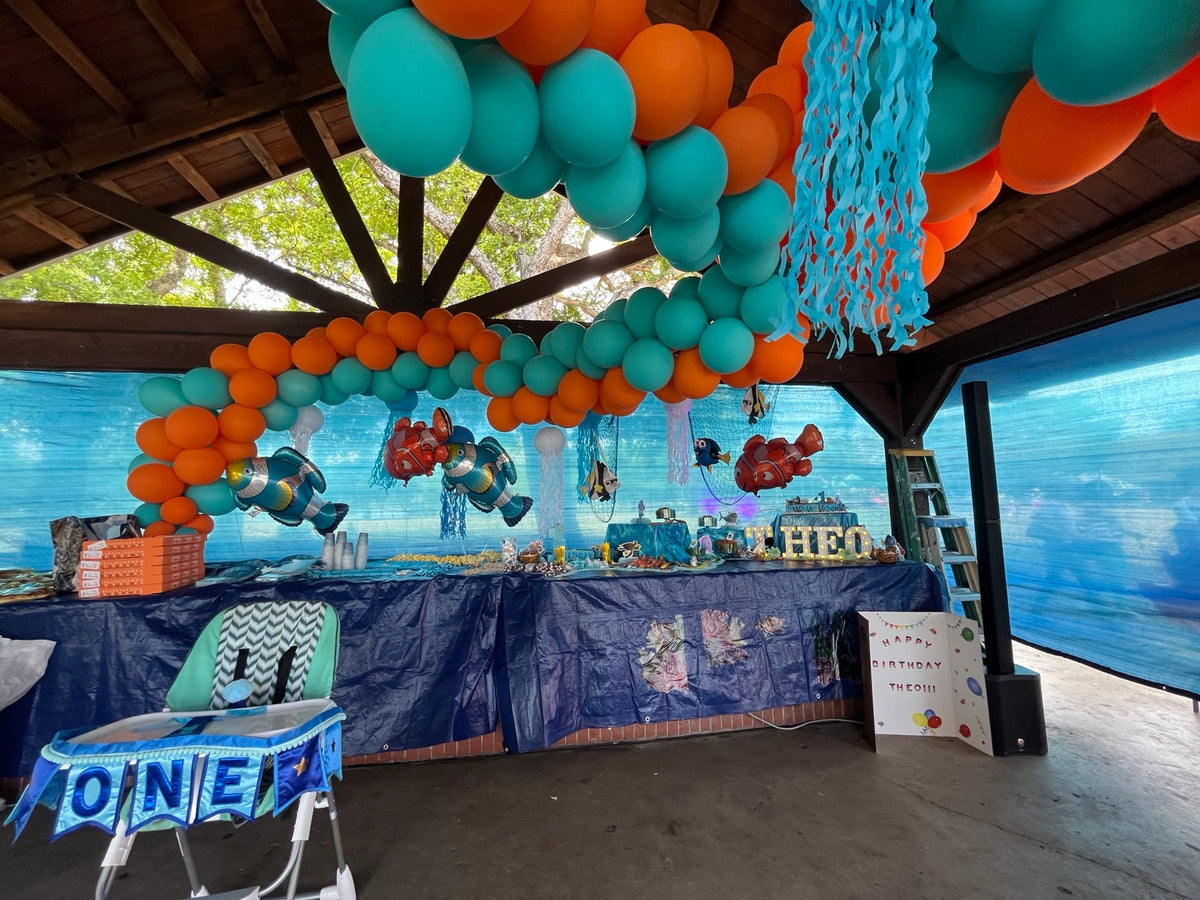 Decoración Temática Bajo el Mar - Marcela Floral Design